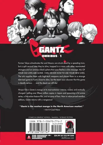 Gantz Omnibus Volume 01 Dark Horse Manga