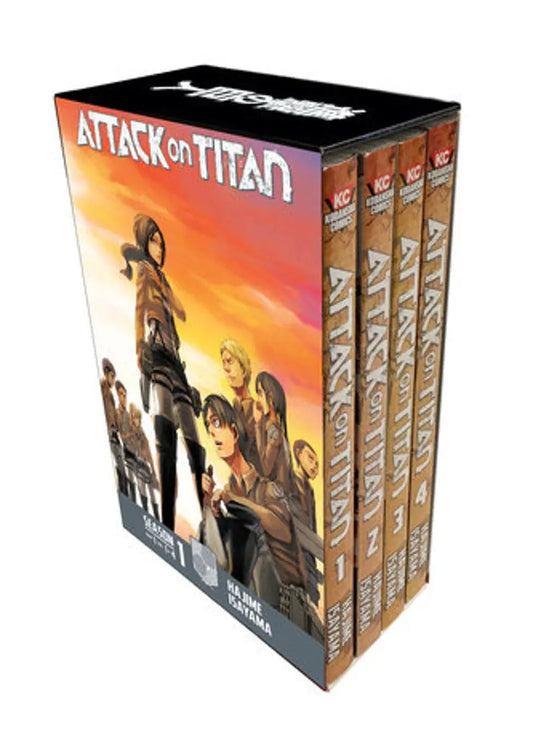Attack on Titan Season 1 Manga Box Set Bundle Kodansha Comics