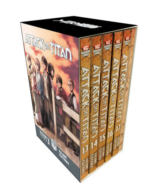 Attack on Titan Season 3 Manga Box Set Bundle Kodansha Comics