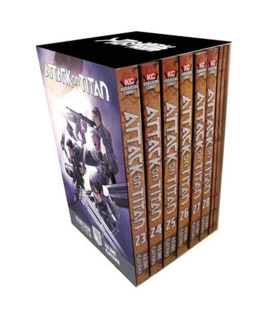Attack on Titan: The Final Season Manga Box Set Bundle Kodansha Comics