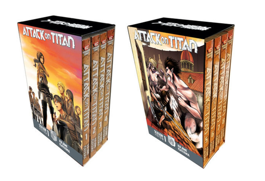 Attack on Titan Season 1 Manga Box Set Bundle