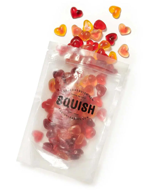 SQUISH Chili Ginger Hearts Gummies SQUISH Candies Canada