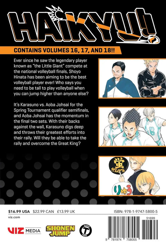 Haikyu!! (3-in-1 Edition), Vol. 06 VIZ Media LLC
