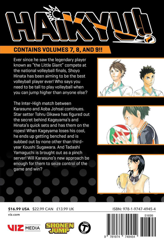 Haikyu!! (3-in-1 Edition), Vol. 03 (Vols. 7-9) VIZ Media LLC