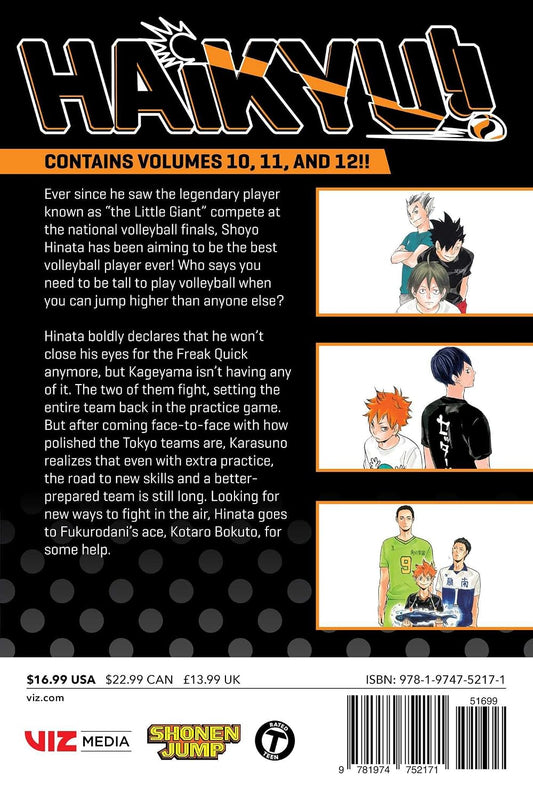 Haikyu!! (3-in-1 Edition), Vol. 04 (Vols. 10-12) VIZ Media LLC