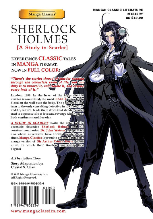 Manga Classics: Sherlock Holmes Vol. 1 A Study in Scarlet (Paperback) Manga Classics