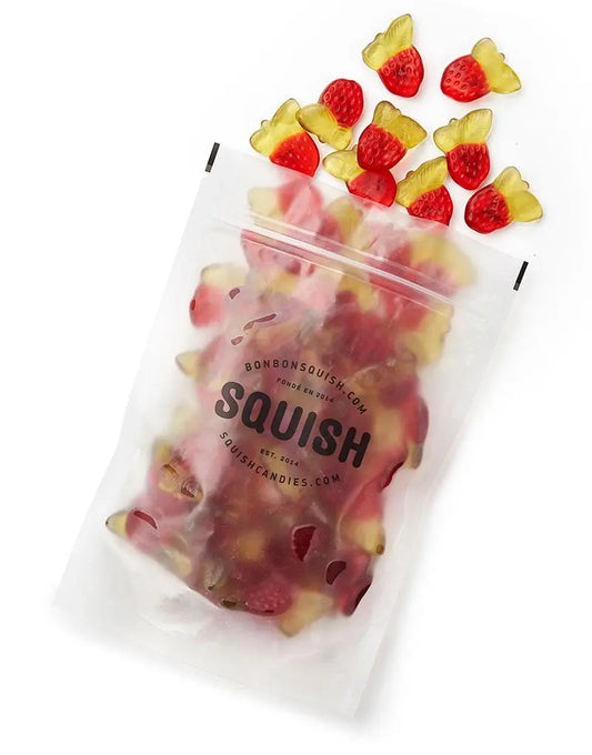 SQUISH Strawberry Rhubarb Gummies SQUISH Candies Canada