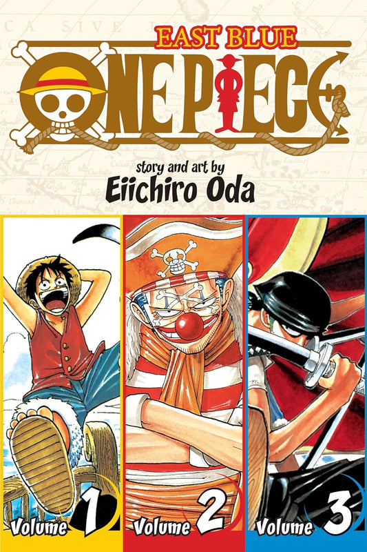 One Piece 3-In-1 Omnibus Edition, Vol. 1