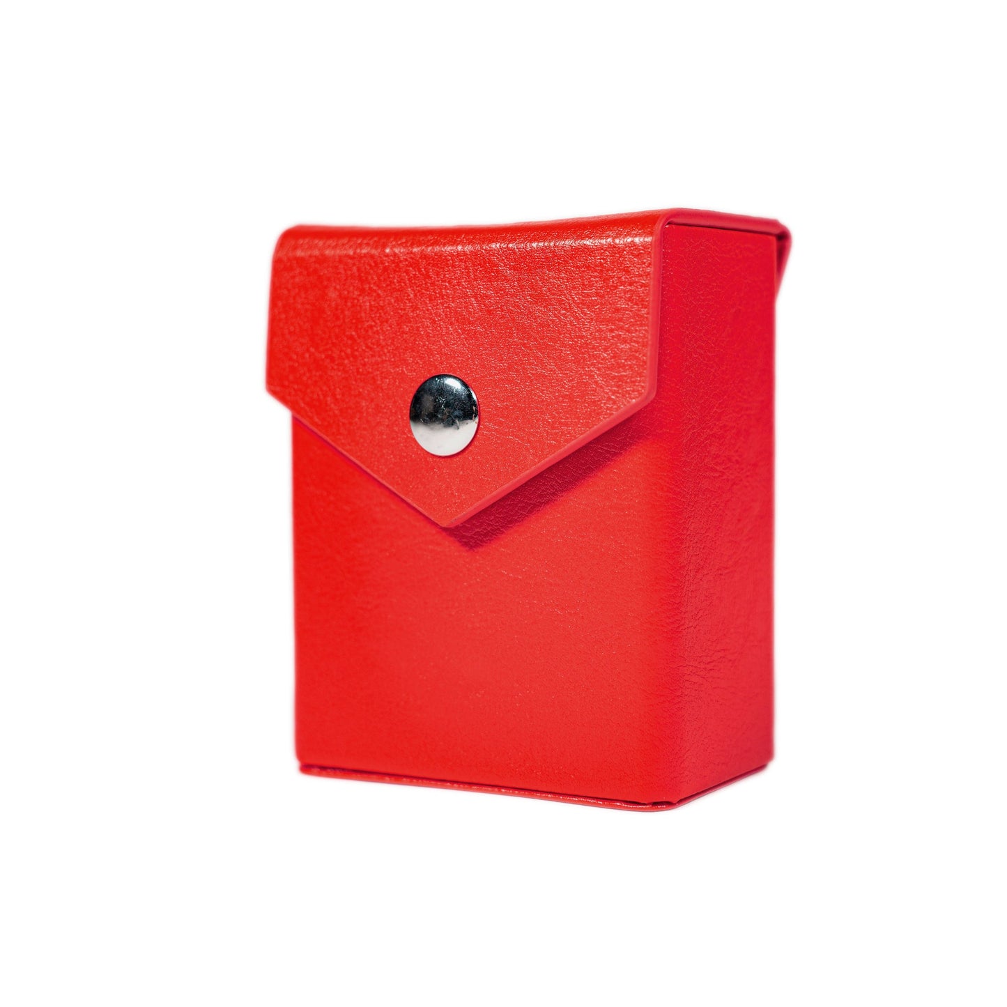 Red Deck Box + Belt Loop - Hard Shell - Faux Leather LDB Duel