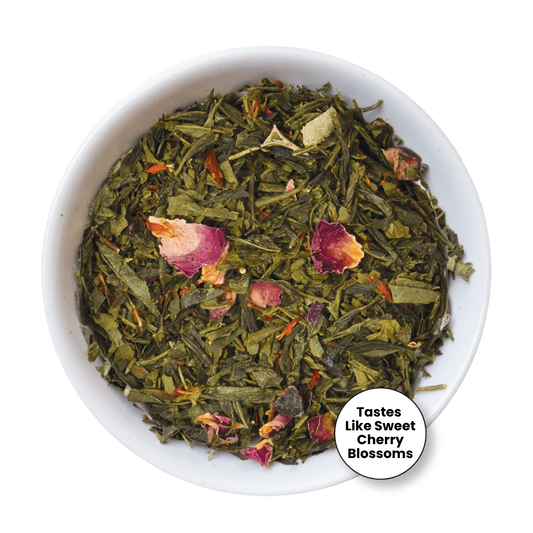 Tealish Organic Sakura Cherry Rose Green Tea Tealish