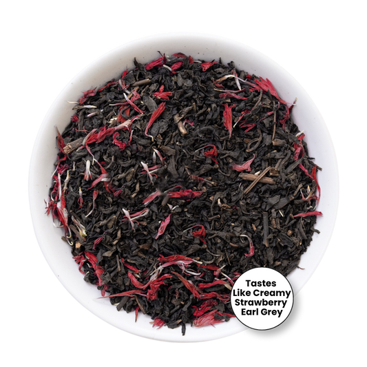 Tealish Strawberry Earl Grey Cream Black Tea Tealish