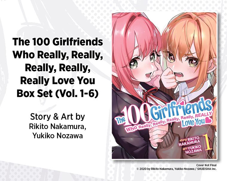 The 100 Girlfriends Who Really, Really, Really, Really, Really Love You Box Set (Vol. 1-6) (Pre-Order) Seven Seas Entertainment | Ghost Ship