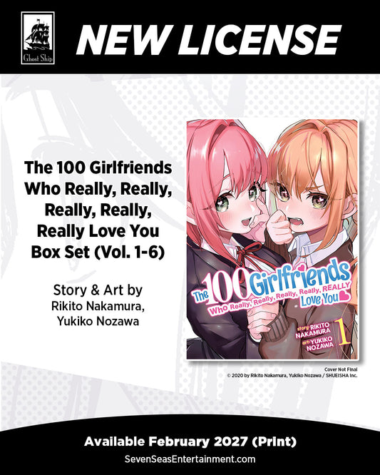 The 100 Girlfriends Who Really, Really, Really, Really, Really Love You Box Set (Vol. 1-6) (Pre-Order) Seven Seas Entertainment | Ghost Ship