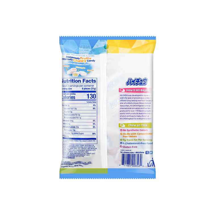 Morinaga Hi-Chew Tropical Mix Hungry Ninja