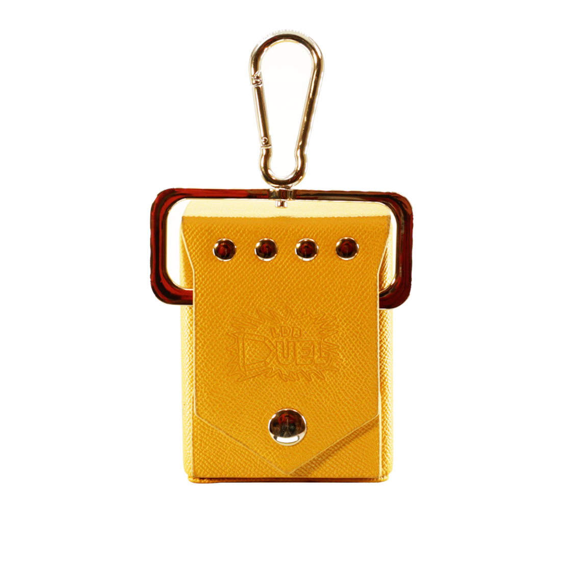 Ra Yellow Deck Box - Hard Shell - Textured Vegan Leather LDB Duel