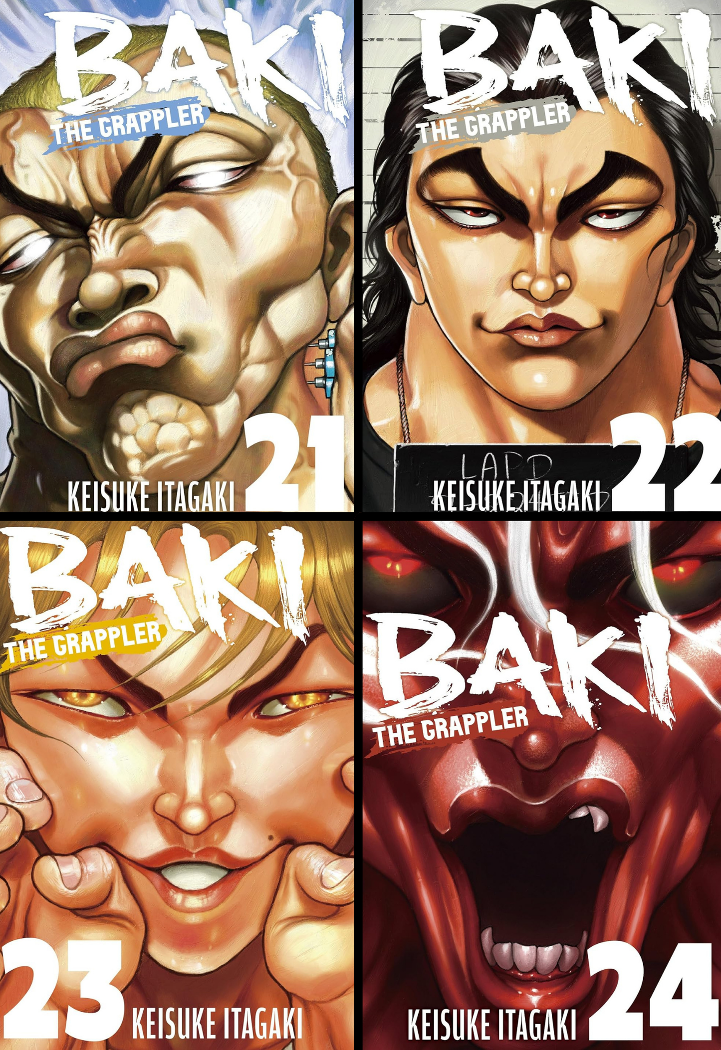 Baki the Grappler (Perfect Edition) Pre-Order Bundle (Vols. 21-24) Kodama Tales