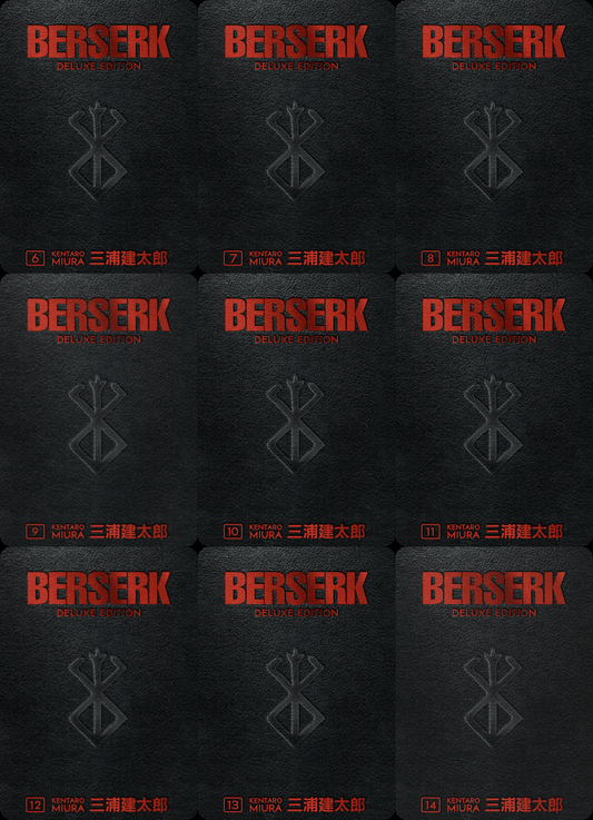 Berserk Post-Golden Age Deluxe Edition Manga Set (Vol. 6-14)