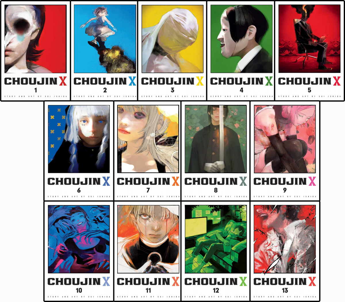 Choujin X Manga Set (Vols. 1-13) VIZ Media LLC