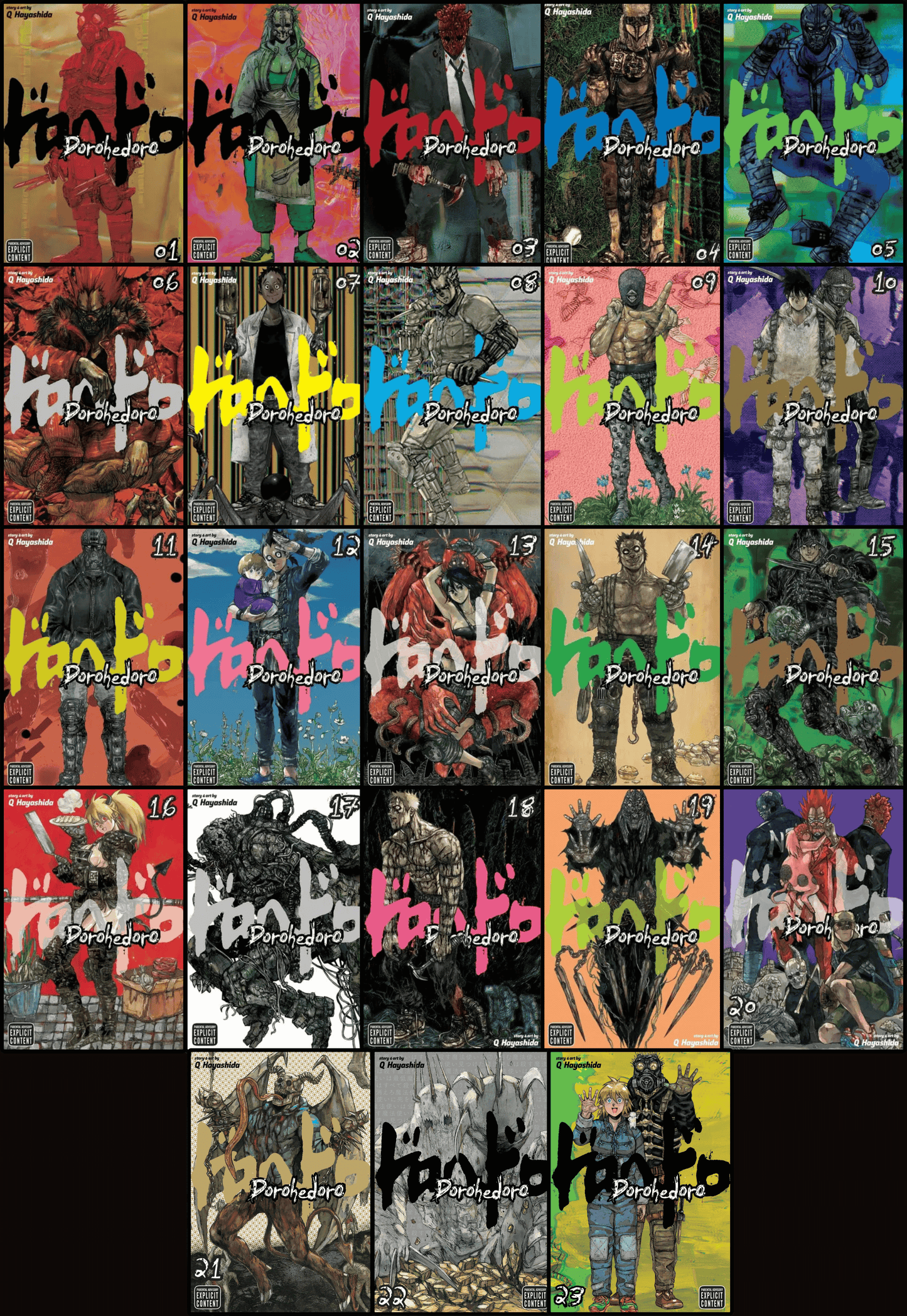 Dorohedoro Complete Series Manga Set (Vols. 1-23) VIZ Media LLC