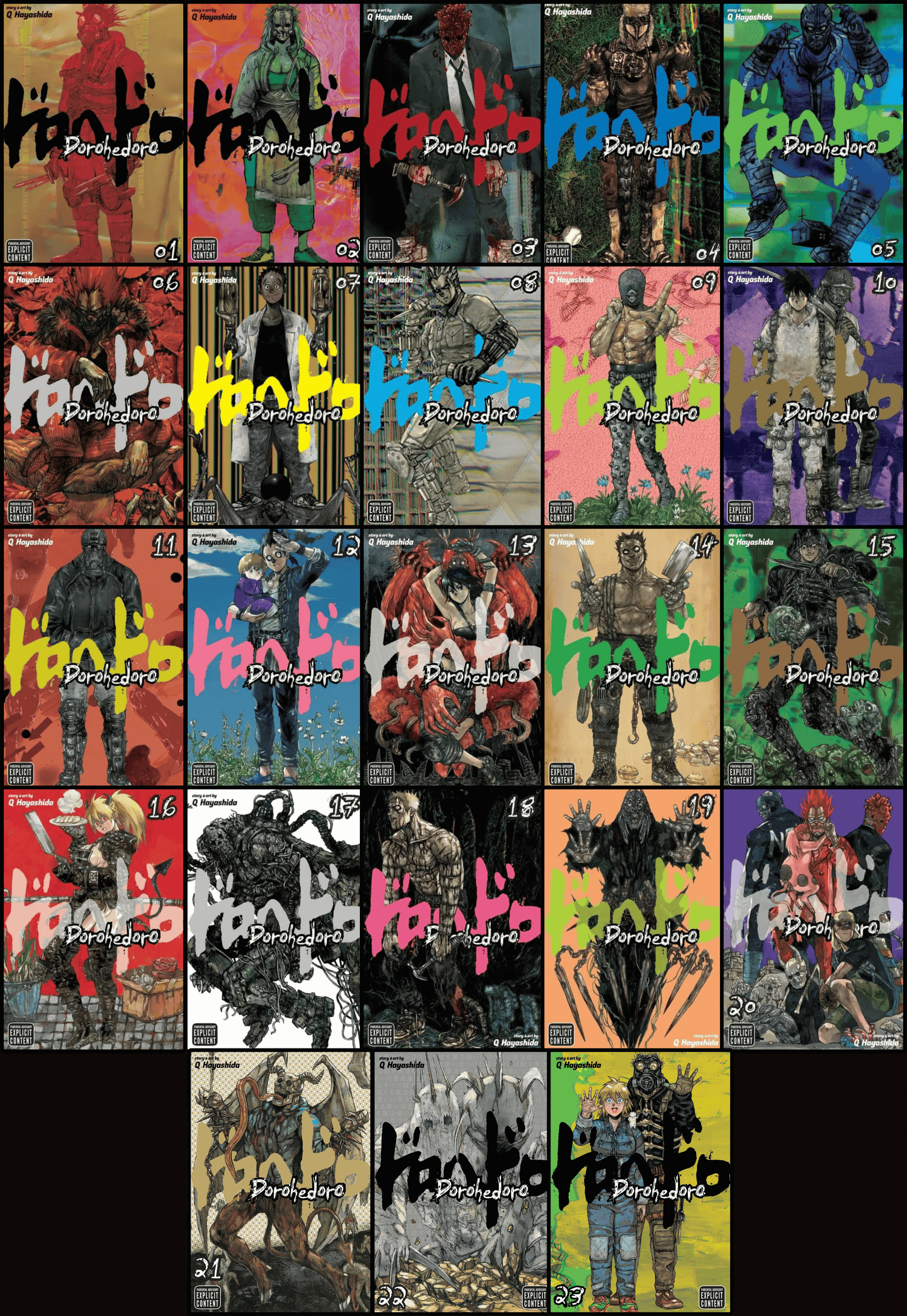 Dorohedoro Complete Series Manga Set (Vols. 1-23) VIZ Media LLC