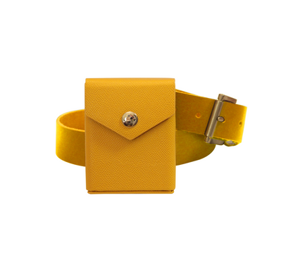 Ra Yellow Deck Box - Hard Shell - Textured Vegan Leather LDB Duel