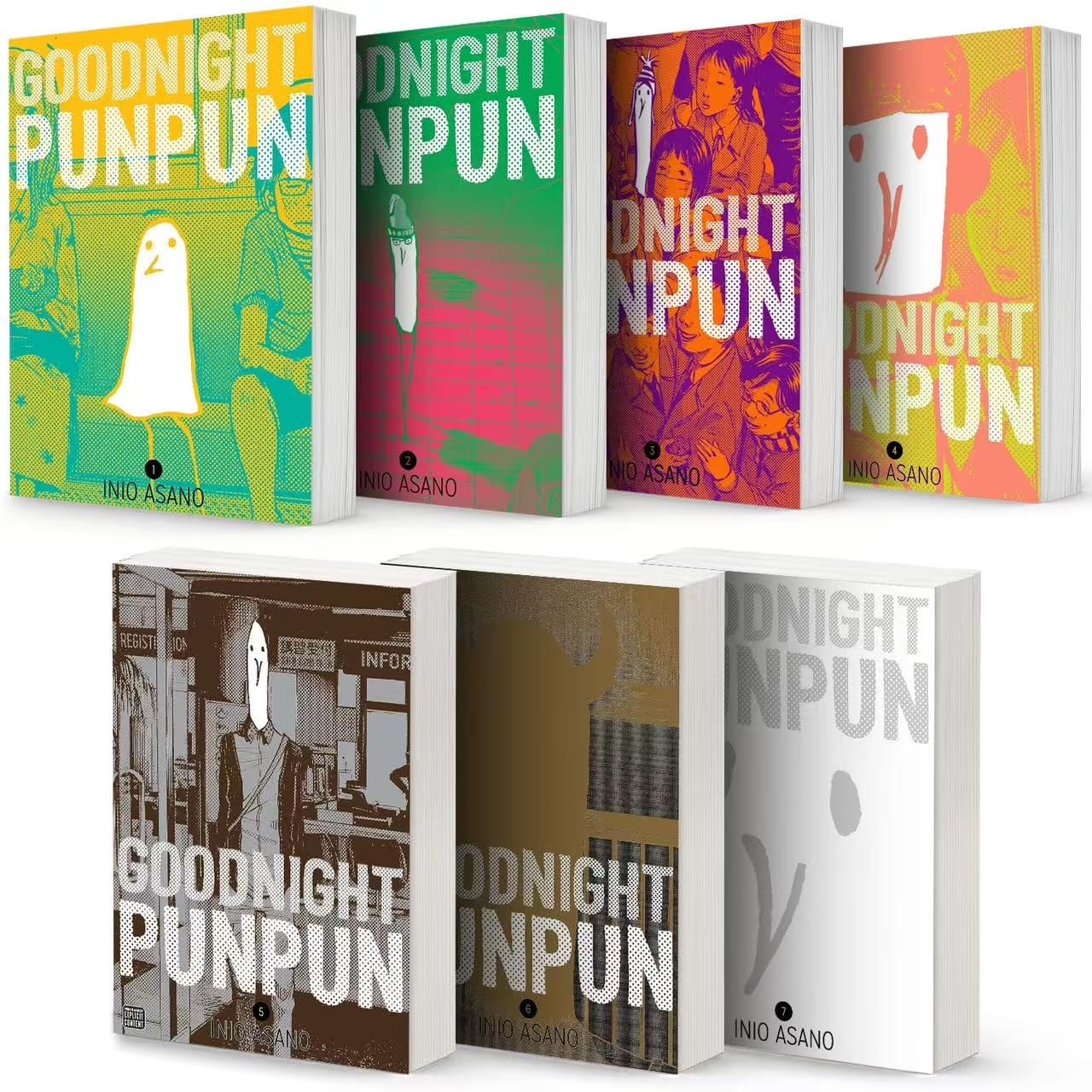 Goodnight Punpun, Complete Manga Set (Vol. 1-7)