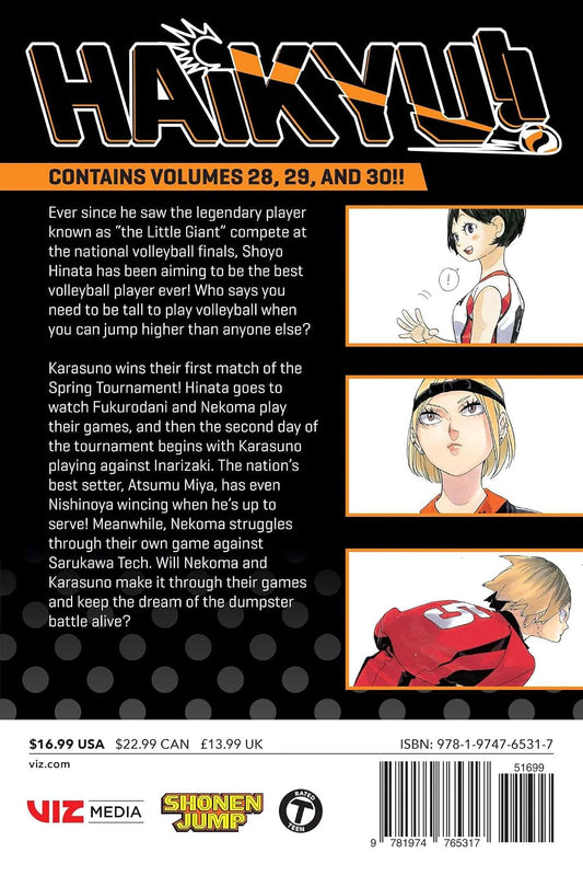 Haikyu!! (3-in-1 Edition), Vol. 10: Includes vols. 28, 29, & 30 VIZ Media LLC