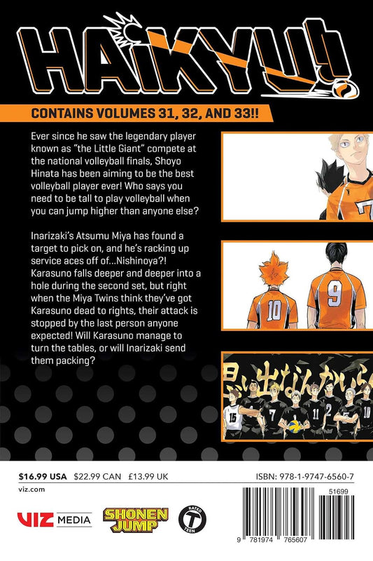 Haikyu!! (3-in-1 Edition), Vol. 11 The One-Shot Manga Cafe