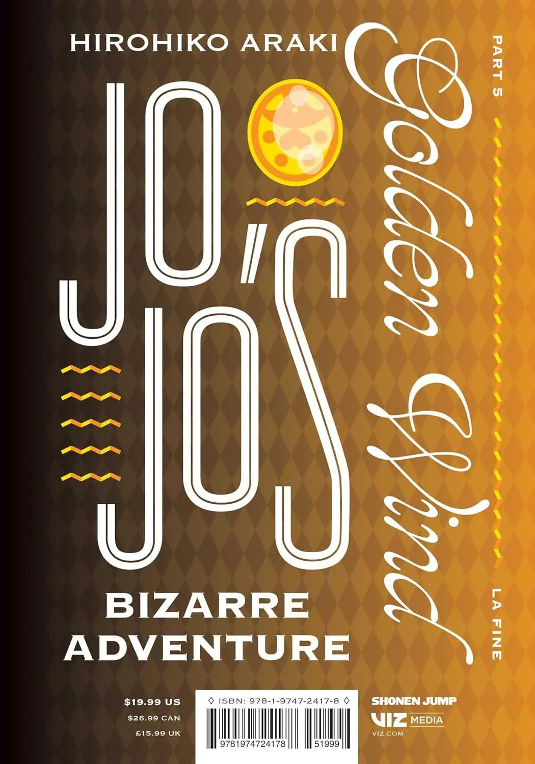 JoJo's Bizarre Adventure: Part 5--Golden Wind, Vol. 9 VIZ Media LLC