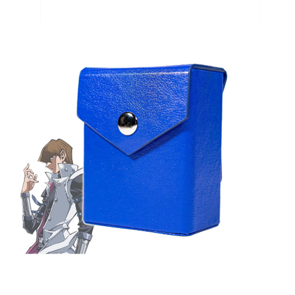 Kaiba Blue Deck Box + Belt Loop - Hard Shell - Faux Leather LDB Duel