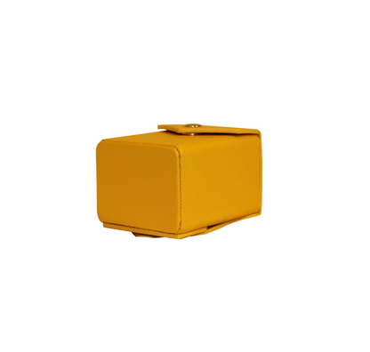 Ra Yellow Deck Box - Hard Shell - Textured Vegan Leather LDB Duel