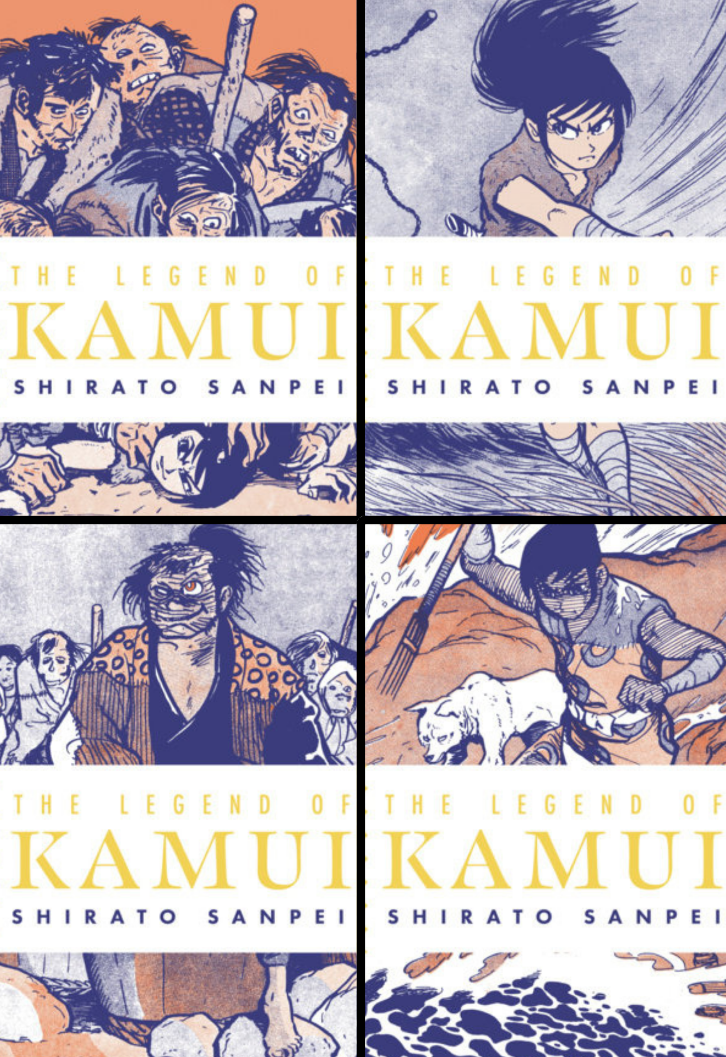 The Legend of Kamui Manga Set (Vols. 1-4) The One-Shot Manga Cafe