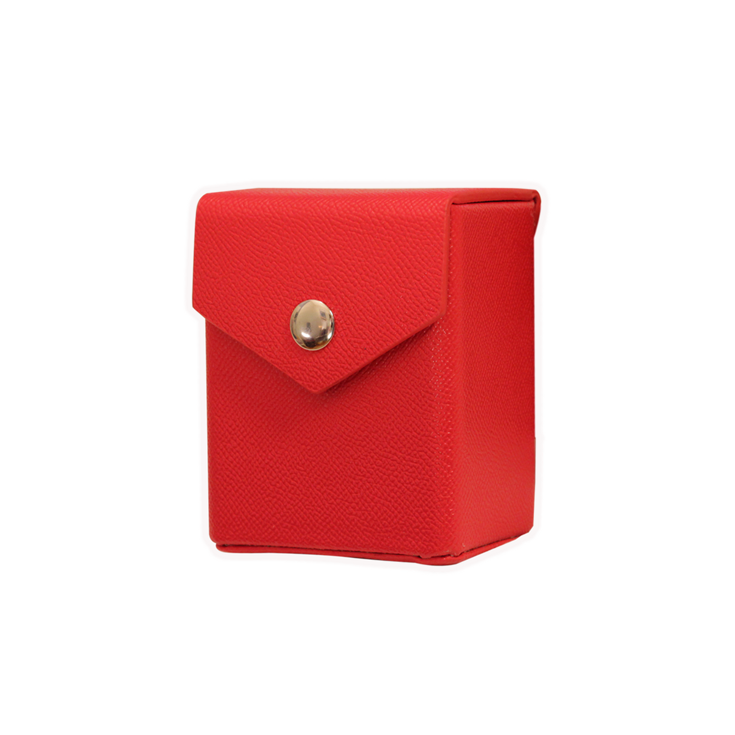 Red Mach 2 Deck Box - Hard Shell - Textured Vegan Leather LDB Duel