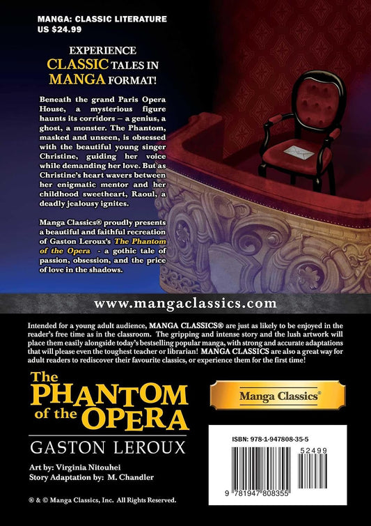 Manga Classics: The Phantom of the Opera (Hard Cover Edition) (Volume 22) Manga Classics