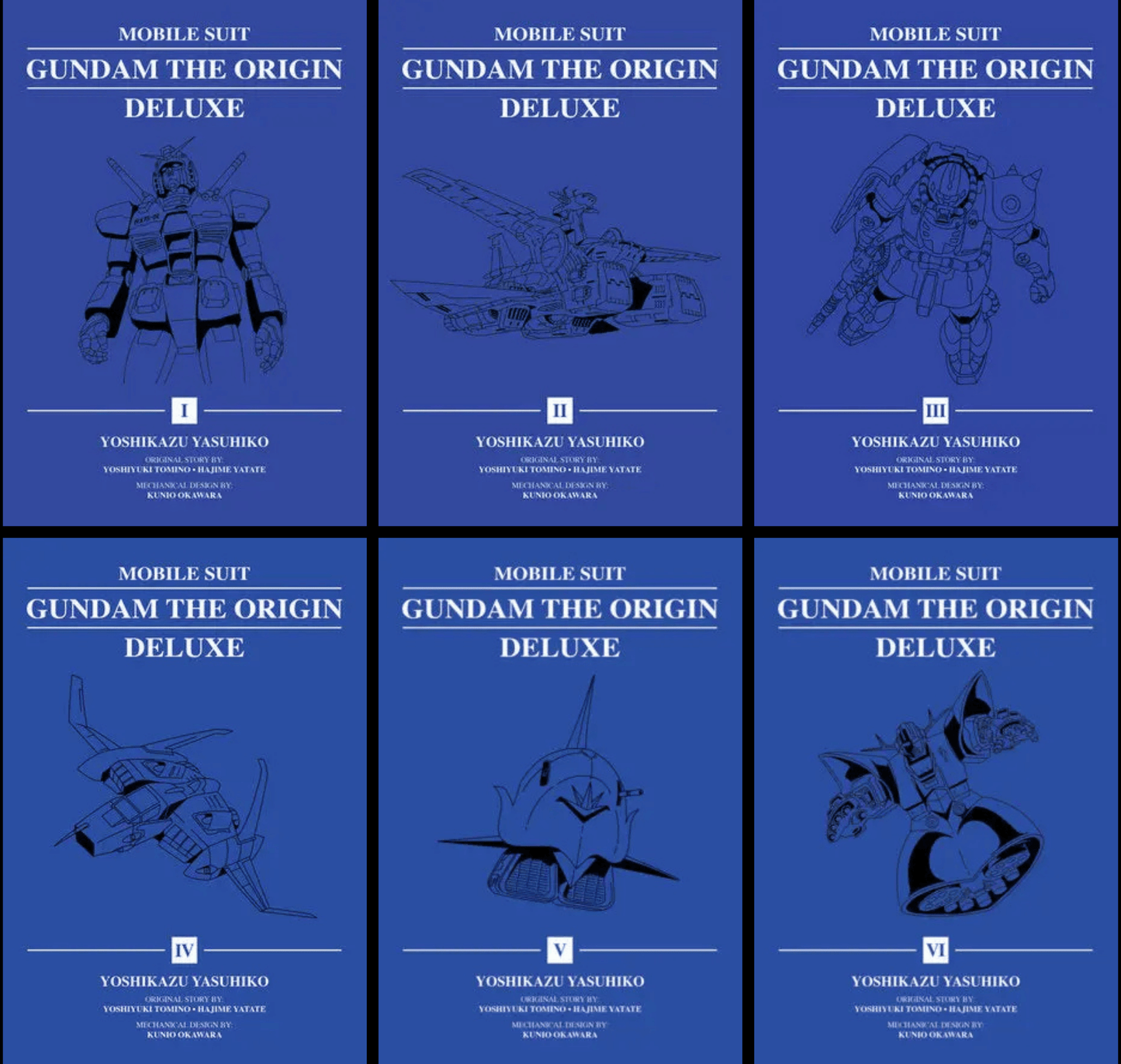Mobile Suit Gundam: THE ORIGIN, Complete Series Deluxe Edition Manga Set Kodansha USA