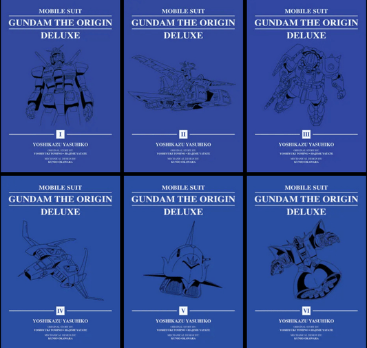 Mobile Suit Gundam: THE ORIGIN, Complete Series Deluxe Edition Manga Set Kodansha USA