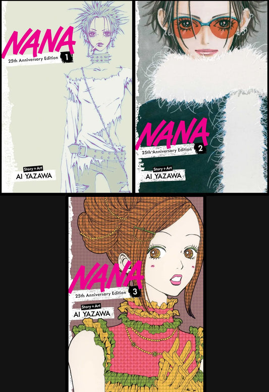 Nana 25th Anniversary Edition Manga Set (Vols. 1-3) VIZ Media LLC