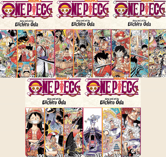 One Piece Wano Arc Manga Omnibus Set (Vol. 31-35)