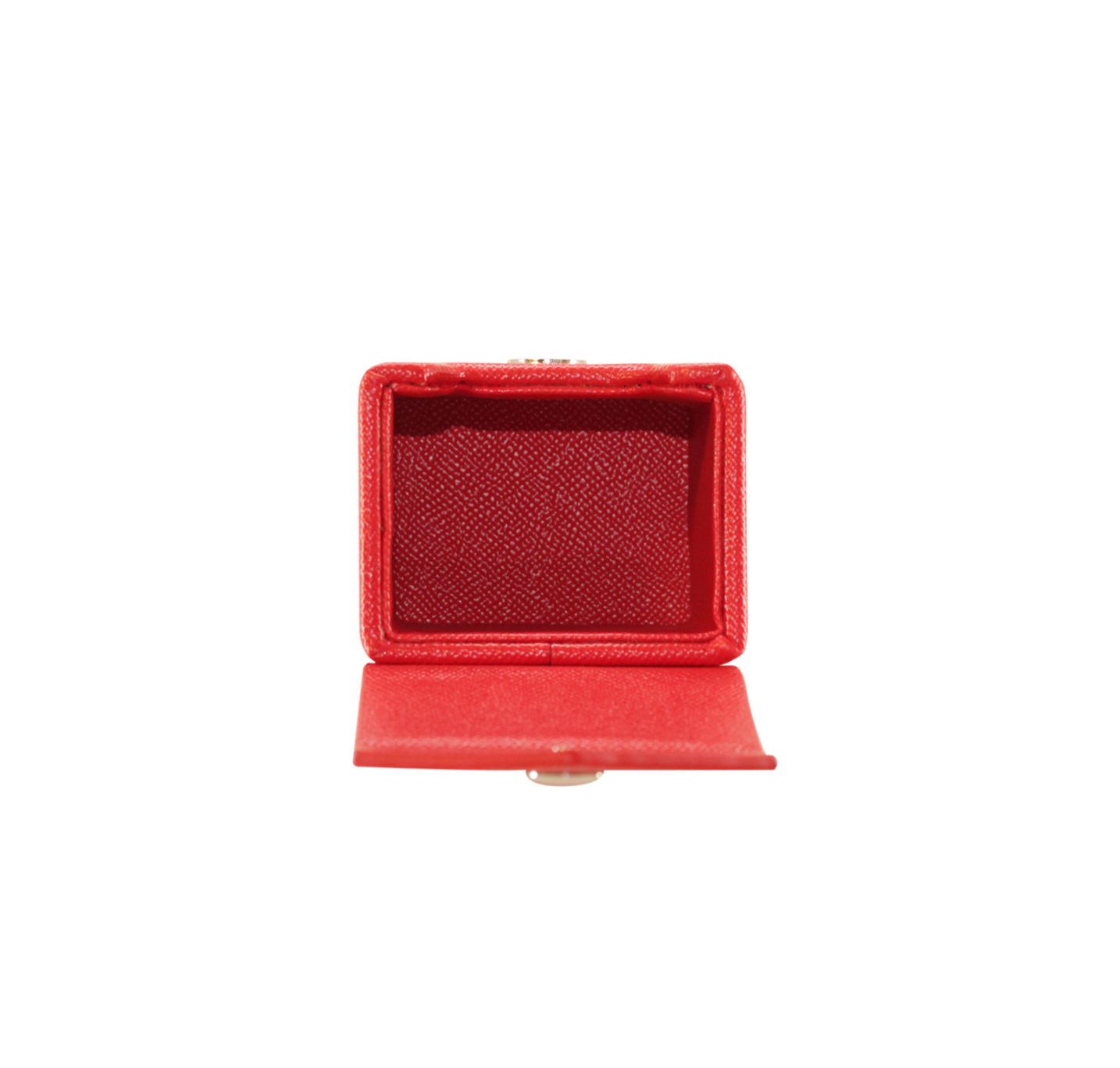 Red Mach 2 Deck Box - Hard Shell - Textured Vegan Leather LDB Duel