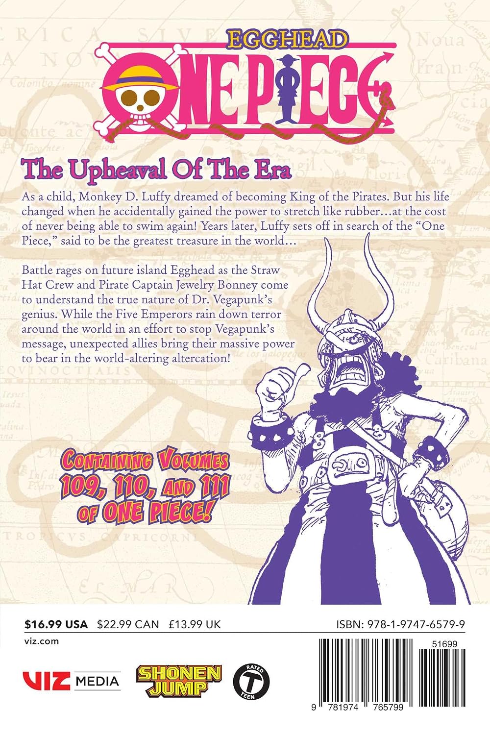 One Piece (Omnibus Edition), Vol. 37 (Vols. 109-111) The One-Shot Manga Cafe