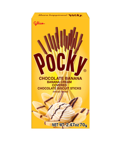 Glico Pocky Chocolate Banana (70G) [Best Before Date: 2027.01.17] Hungry Ninja
