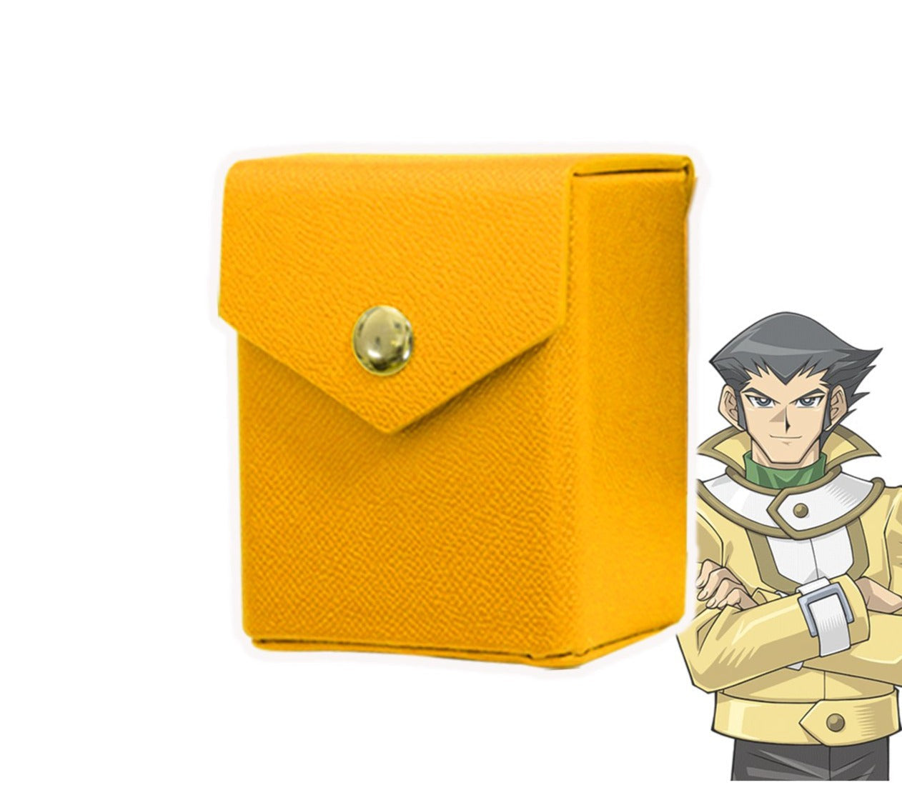 Ra Yellow Deck Box - Hard Shell - Textured Vegan Leather LDB Duel