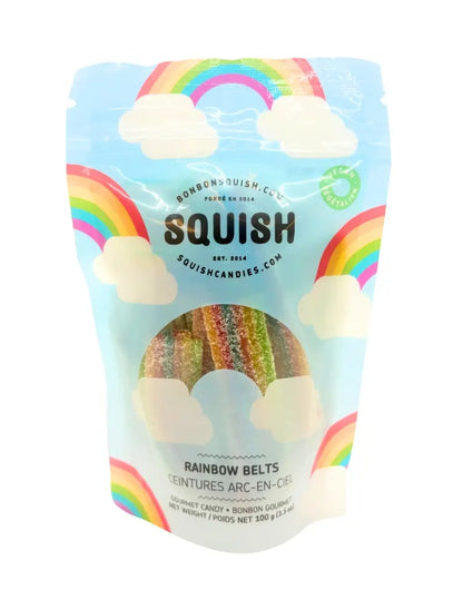 SQUISH Rainbow Belts Gummies SQUISH Candies Canada