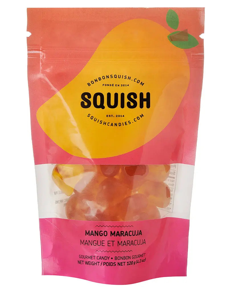 SQUISH Mango Maracuja Gummies SQUISH Candies Canada