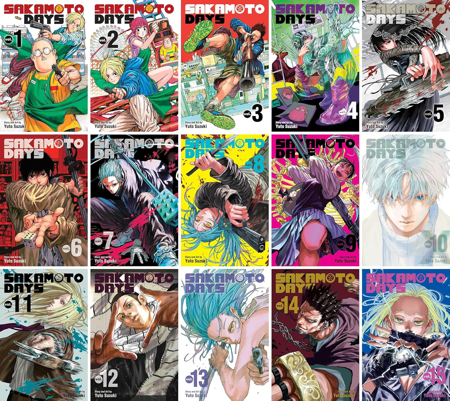 Sakamoto Days, Manga Set (Vol. 1-15)