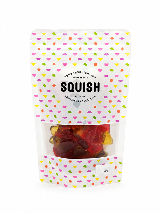SQUISH Chili Ginger Hearts Gummies SQUISH Candies Canada
