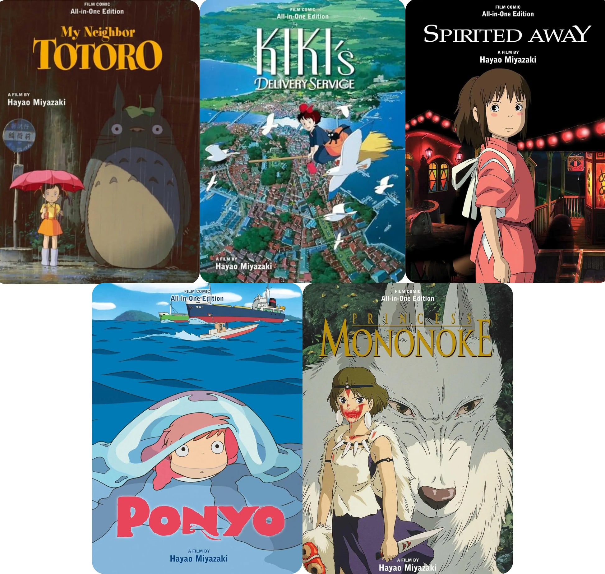 Studio Ghibli All-in-One Film Comics Set VIZ Media LLC