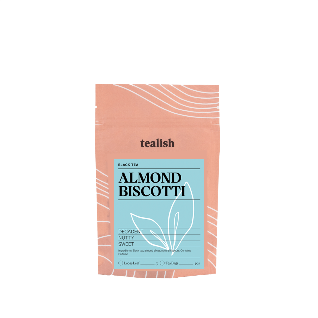 Tealish Almond Biscotti Black Tea Tealish