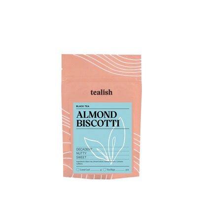 Tealish Almond Biscotti Black Tea Tealish