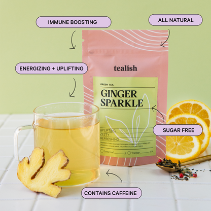 Tealish Ginger Sparkle Green Tea Tealish